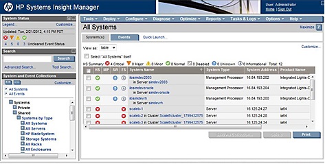 HP SIM 7.4 is there including Proliant Gen9 support